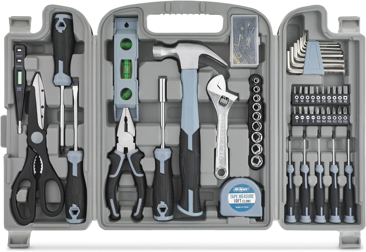 Hi-Spec Tool Set 25pc Pink Household DIY Tool Kit for Women