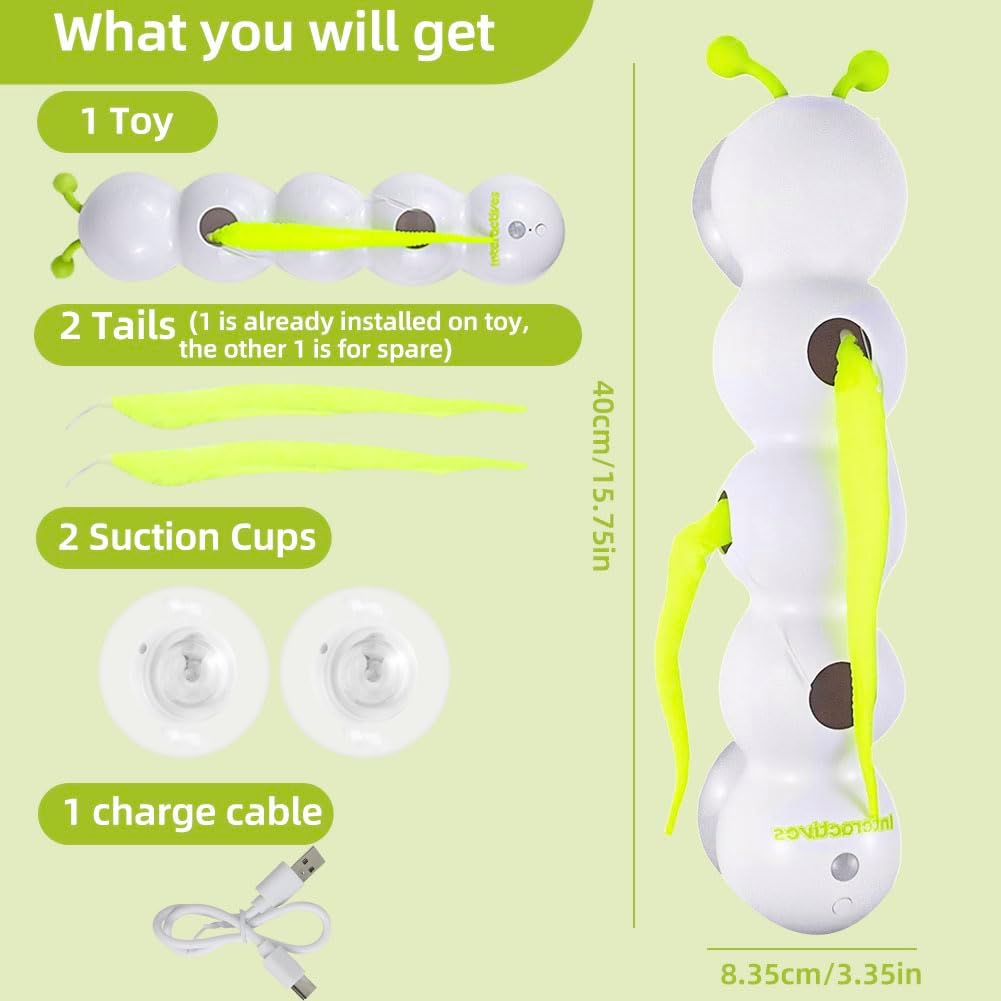 Cat Toy Automatic Fluffy Tail Teaser