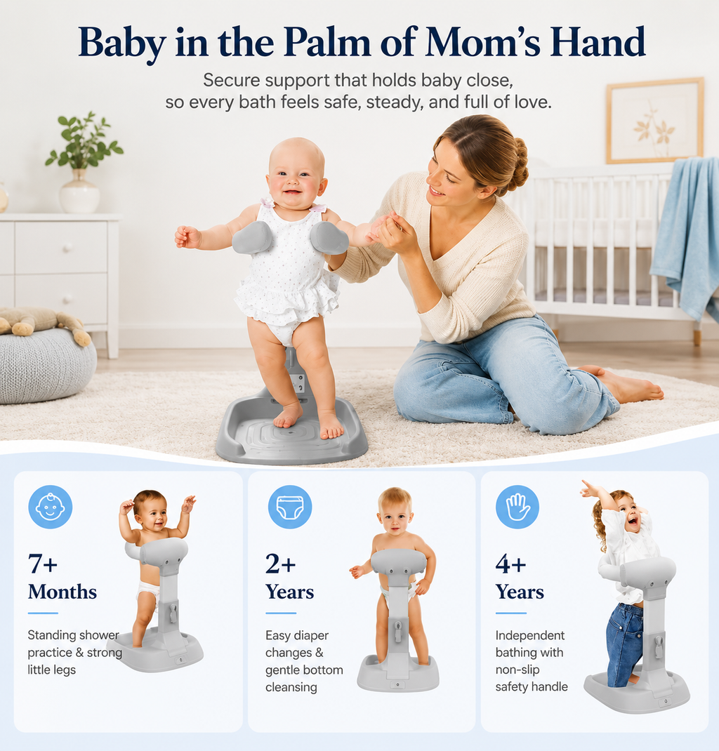 Baby Standing Bath Support Rack™