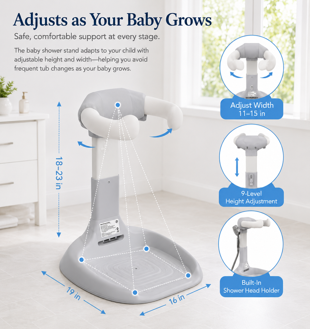 Baby Standing Bath Support Rack™
